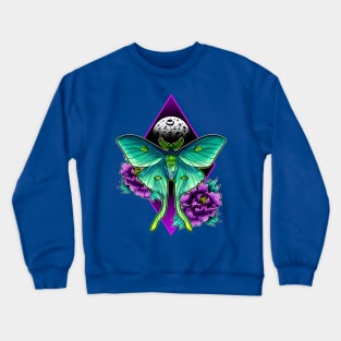 Luna Moth Crewneck Sweatshirt